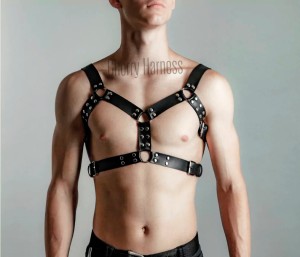 HARNESS KLASYCZNY MĘSKI UPRZĄŻ SKÓRZANA