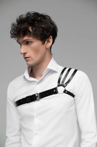 HARNESS MĘSKI SZELKI NA RAMIĘ UPRZĄŻ OZDOBNA