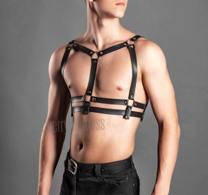 MĘSKI HARNESS NA CIAŁO UPRZĄŻ OZDOBNA
